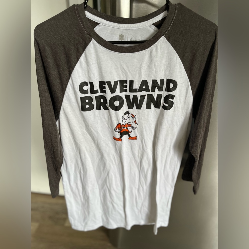 Cle Browns Baseball Tee
